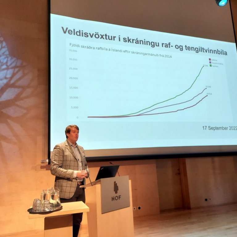 100 ára afmæli rafveitu á Akureyri. Afmælishátíð í Hofi. (Mynd: Gunnur Ýr Stefánsdóttir)