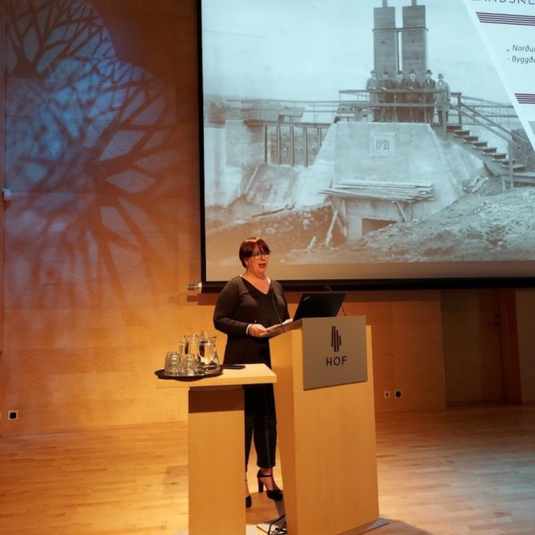 100 ára afmæli rafveitu á Akureyri. Afmælishátíð í Hofi. (Mynd: Gunnur Ýr Stefánsdóttir)