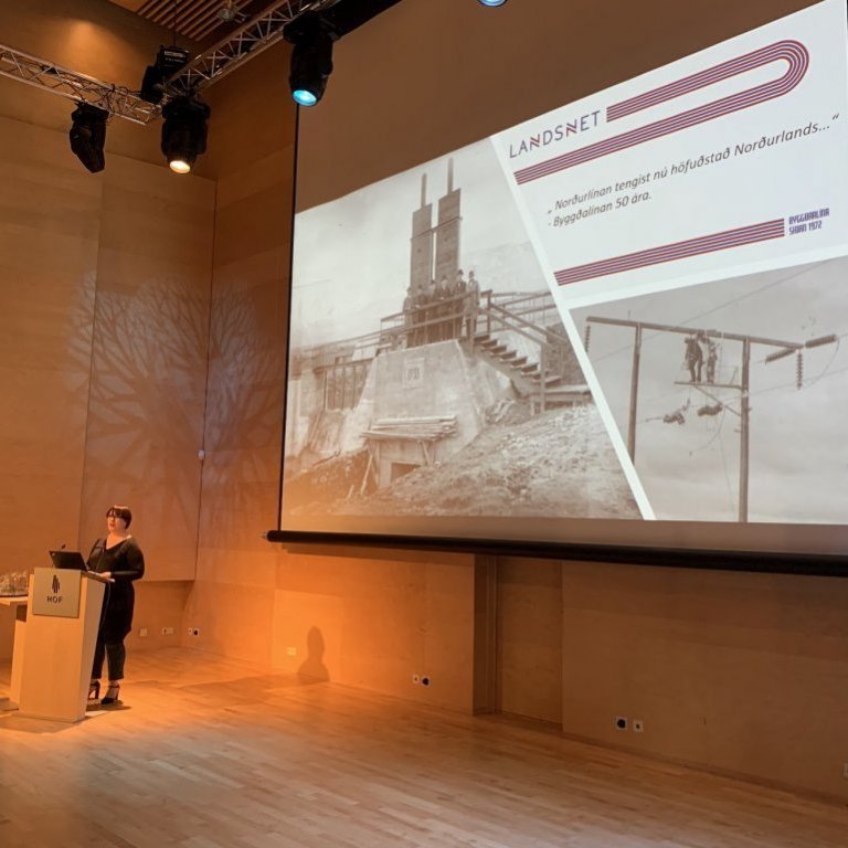 100 ára afmæli rafveitu á Akureyri. Afmælishátíð í Hofi. (Mynd: Gunnur Ýr Stefánsdóttir)