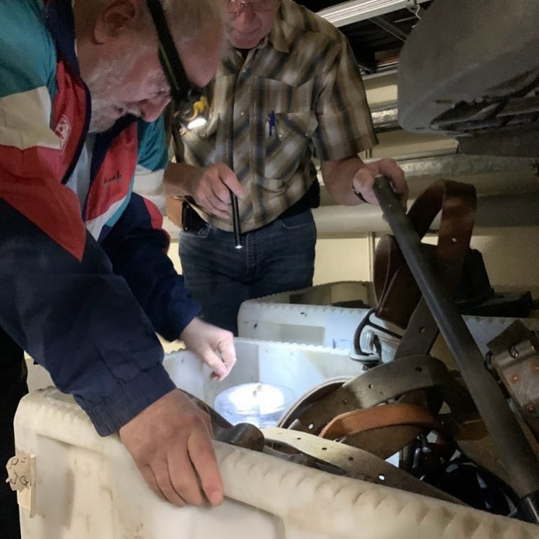 Undirbúningur fyrir 100 ára afmæli rafveitu á Akureyri.  (Mynd: Gunnur Ýr Stefánsdóttir)