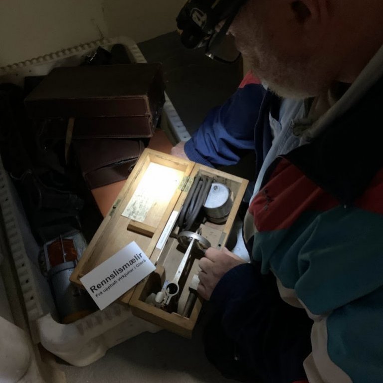 Undirbúningur fyrir 100 ára afmæli rafveitu á Akureyri.  (Mynd: Gunnur Ýr Stefánsdóttir)