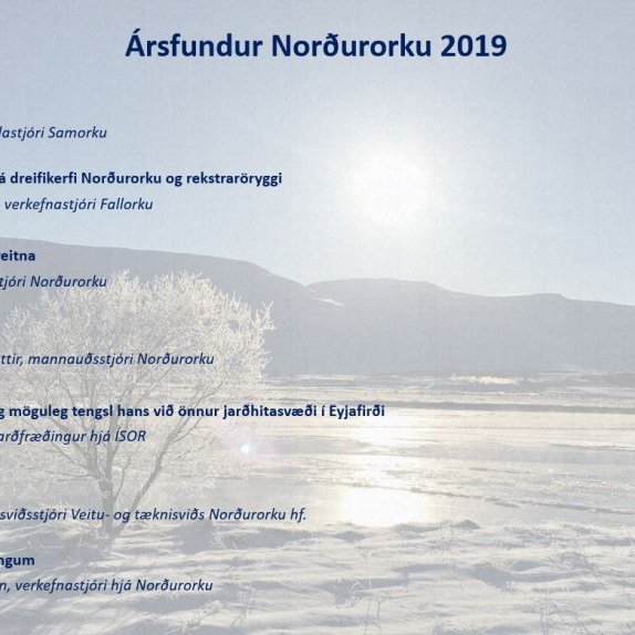Ársfundur 2019 - Dagskrá