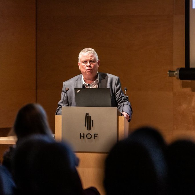 Snorri Finnlaugsson, sveitarstjóri Hörgársveitar, fundarstjóri