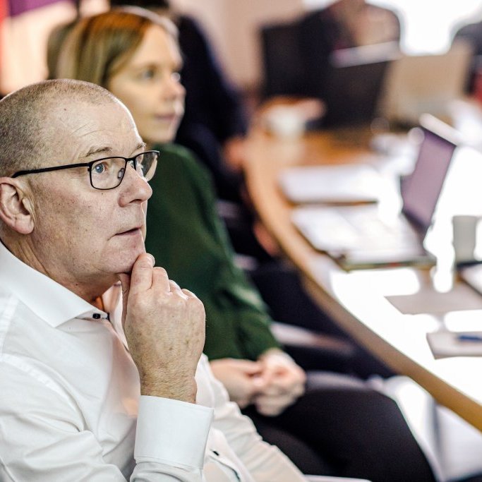 Stefnumótunarvinna undir stjórn Haraldar Hjaltasonar (Mynd: Auðunn Níelsson)