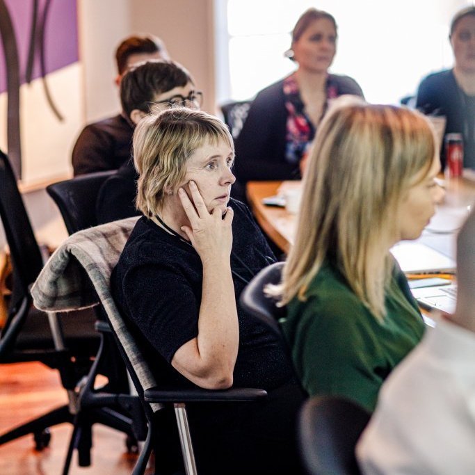 Stefnumótunarvinna undir stjórn Haraldar Hjaltasonar (Mynd: Auðunn Níelsson)