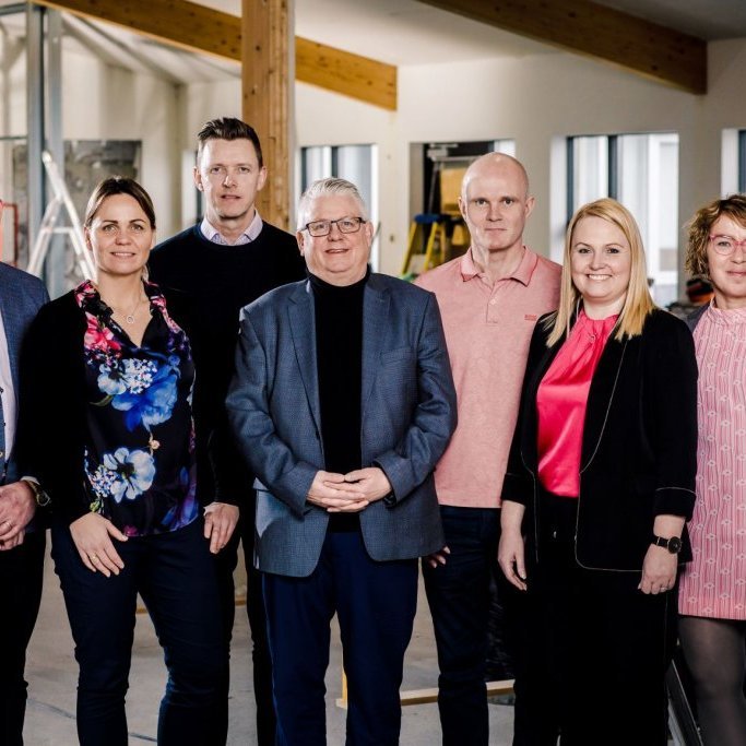 Stjórn Norðurorku ásamt áheyrnafulltrúa og forstjóra