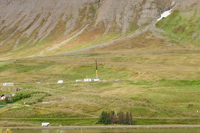 Dæluupptekt Ólafsfirði. (Mynd: Ingvi Óskarsson)