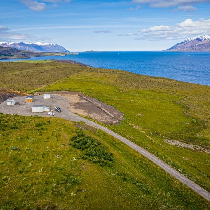 Lagning Hjalteyrarlagnar sumarið 2019 (Mynd: Auðunn Níelsson)