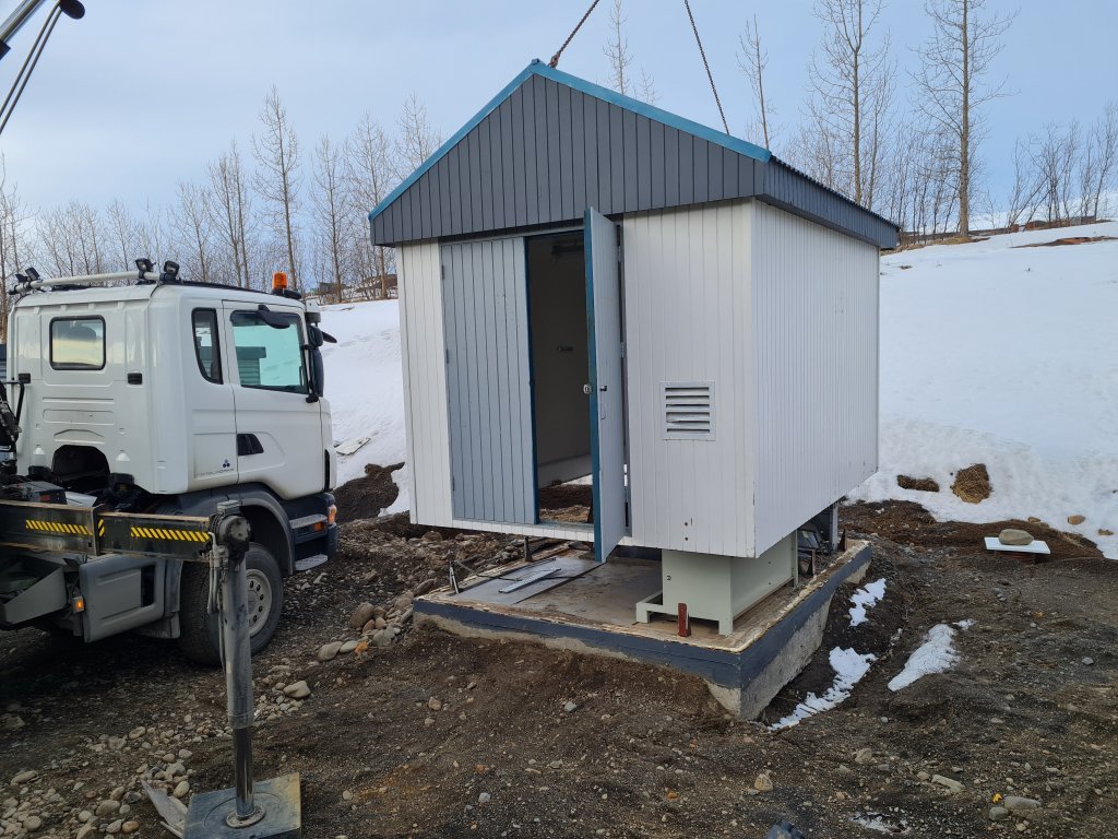 Gamla dreifistöðin Hlíðarenda (Mynd: Páll Árdal)