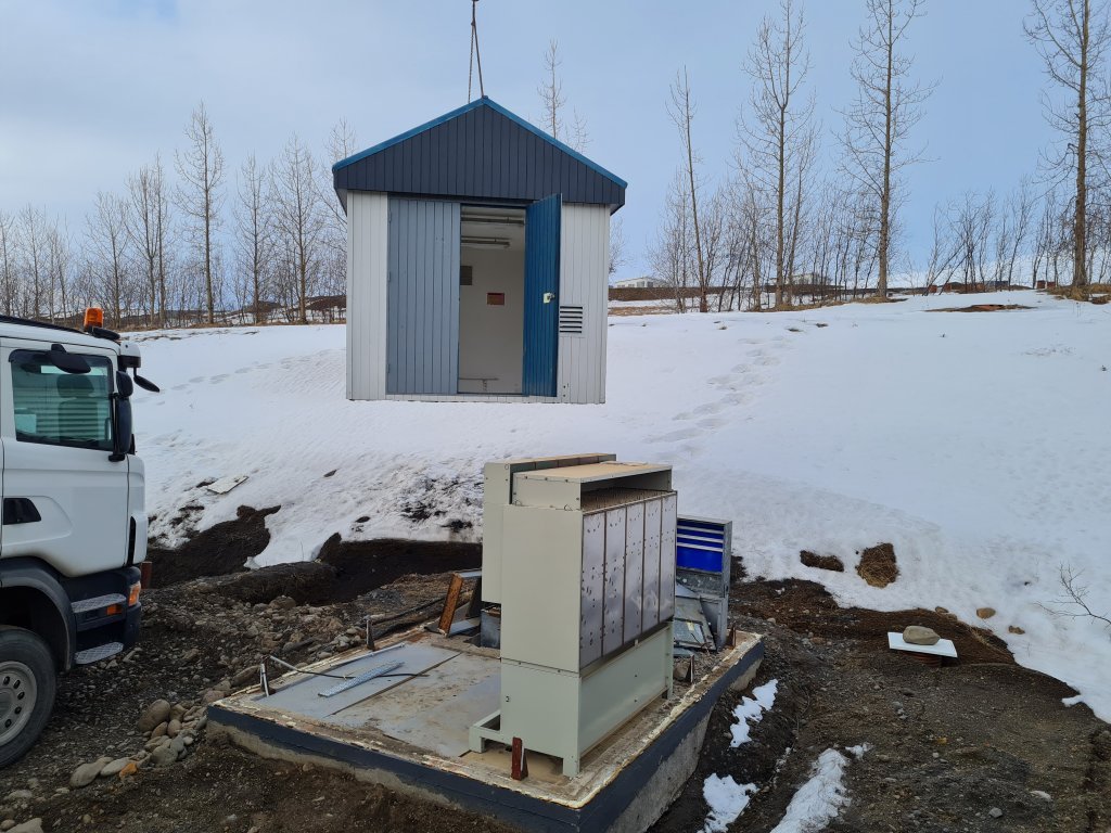 Gamla dreifistöðin Hlíðarenda (Mynd: Páll Árdal)