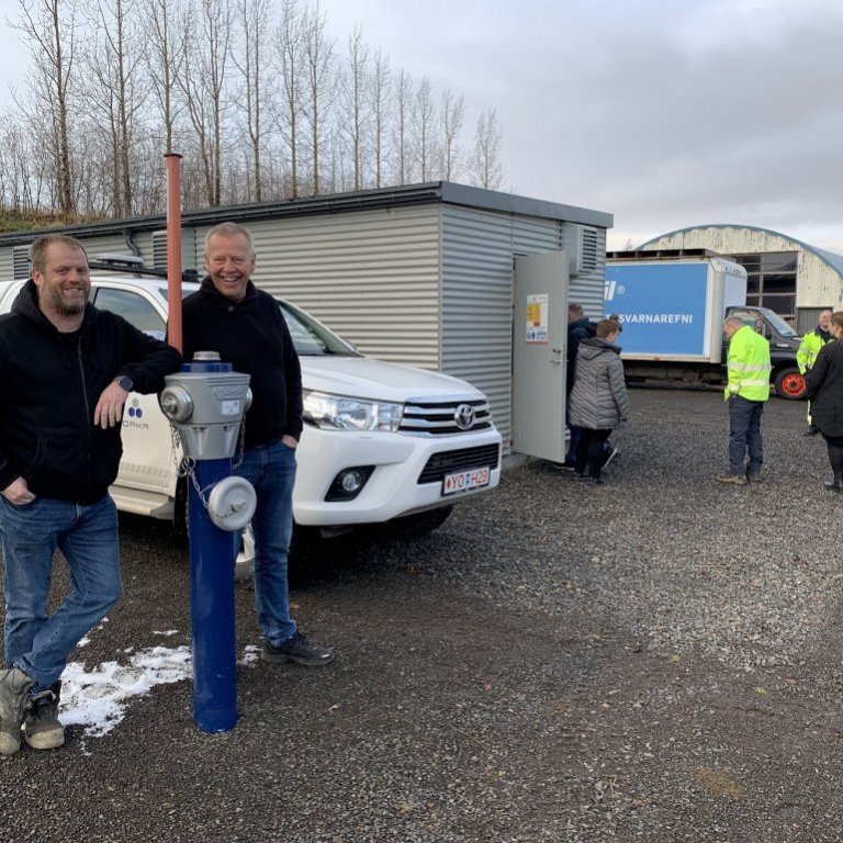 Kynnisferð starfsfólks haustið 2022. Ný dælu- og dreifistöð við Hlíðarenda skoðuð. (Mynd: Gunnur Ýr Stefánsdóttir)