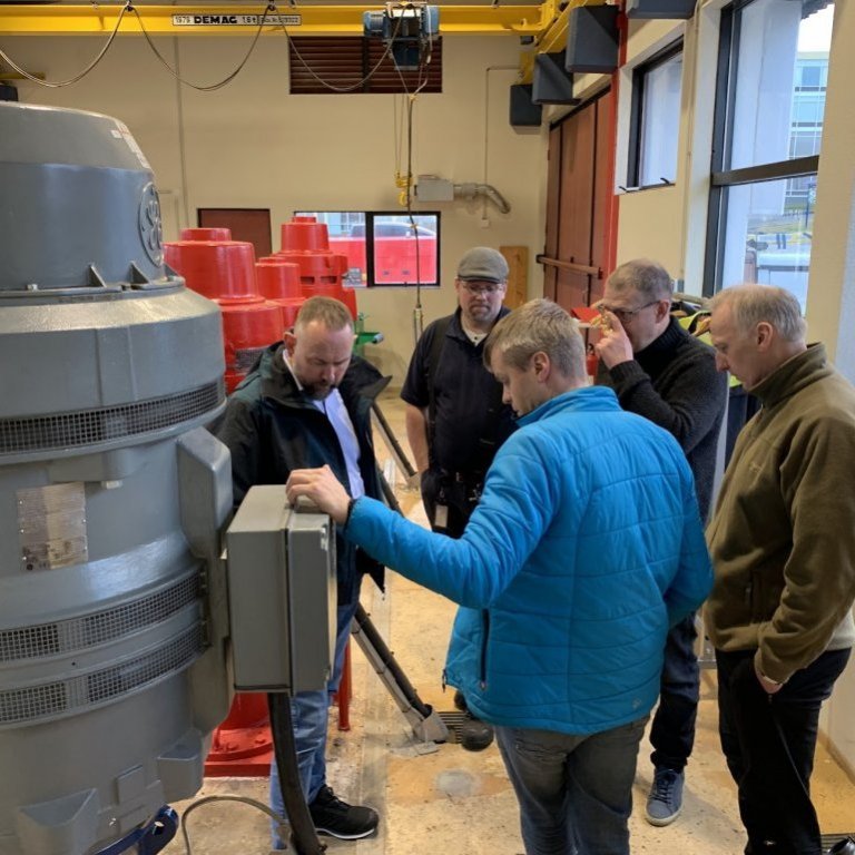 Kynnisferð starfsfólks haustið 2022. Dælustöð við Þórunnarstræti heimsótt. (Mynd: Gunnur Ýr Stefánsdóttir)