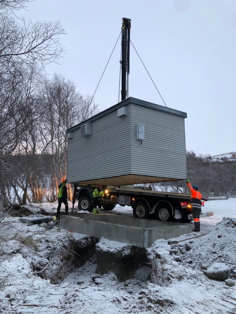 Ný dælustöð Hróarsstöðum (Mynd: Hörður Hafliði Tryggvason)