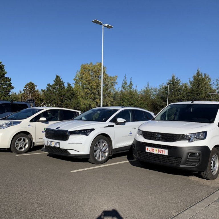 Vistvænir bílar Norðurorku.